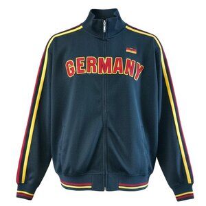 Vintage Germany Soccer Track Jacket | Y2K Fanwear | Size L